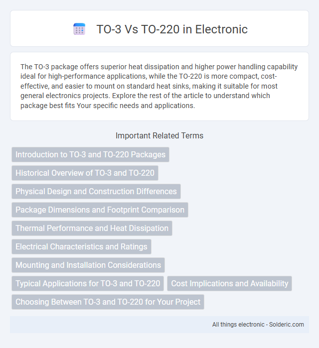 TO-220 vs TO-3 - What is the difference?