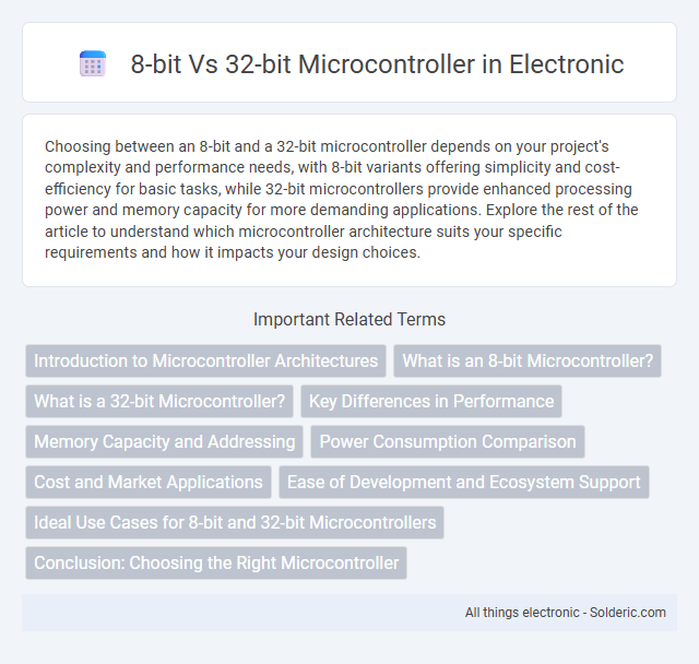 32-bit vs 8-bit Microcontroller - What is the difference?