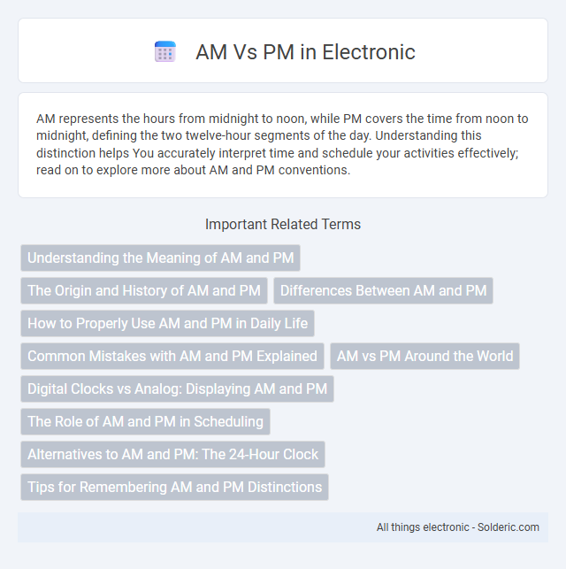 PM vs AM - What is the difference?
