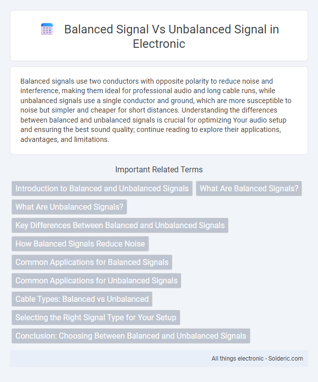 Unbalanced Signal vs Balanced Signal - What is the difference?