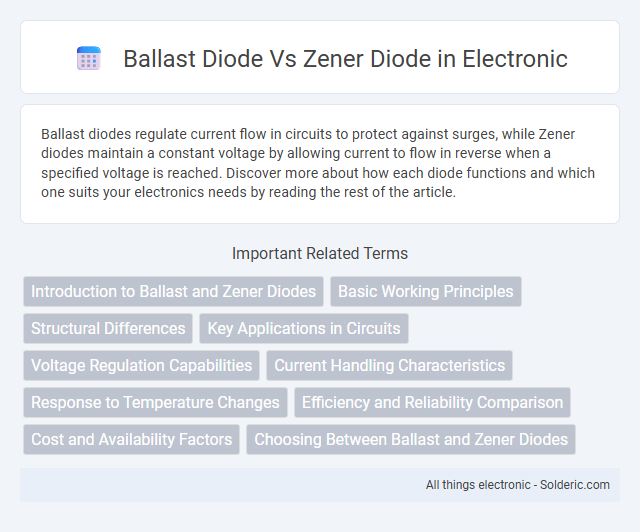 Ballast Diode vs Zener Diode - What is the difference?