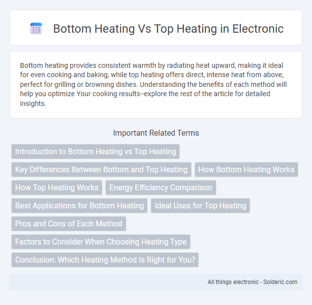 Bottom Heating vs Top Heating - What is the difference?