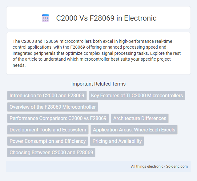 c2000 vs f28069 - What is the difference?