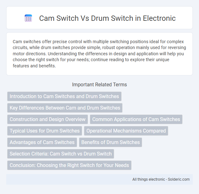 Drum Switch vs Cam Switch - What is the difference?