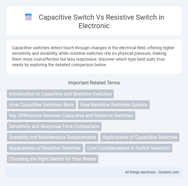 Capacitive Switch vs. Resistive Switch - What is the difference?