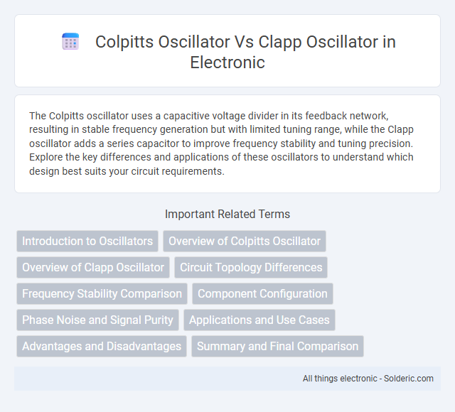 Clapp Oscillator vs Colpitts Oscillator - What is the difference?