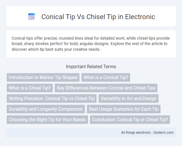 Chisel Tip vs Conical Tip - What is the difference?