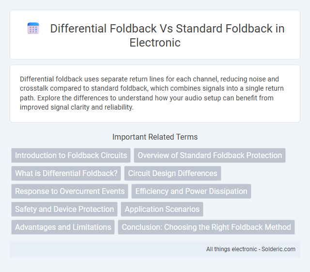 Differential Foldback vs Standard Foldback - What is the difference?