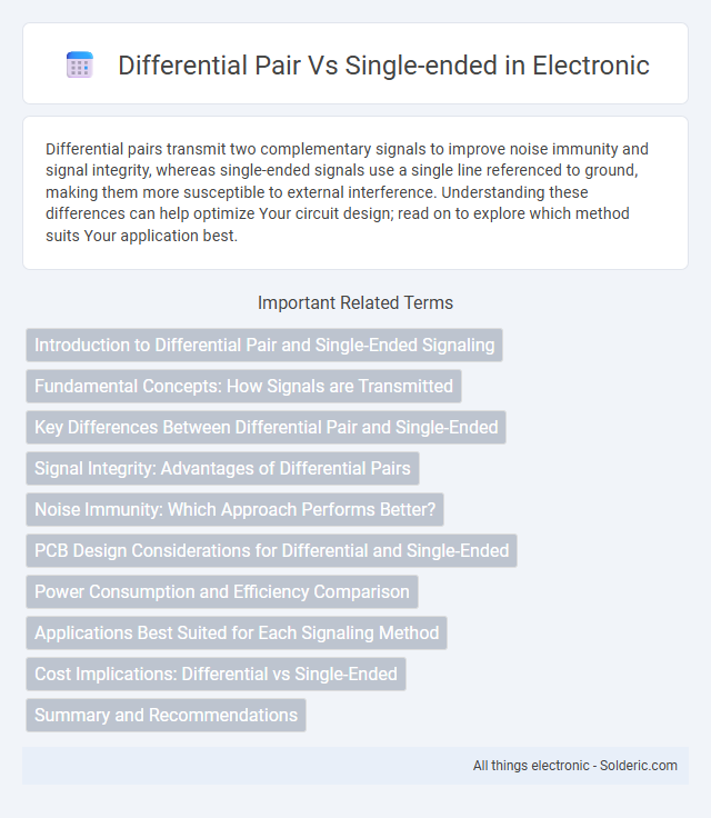 Differential Pair vs Single-Ended - What is the difference?