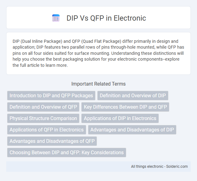 QFP vs DIP - What is the difference?