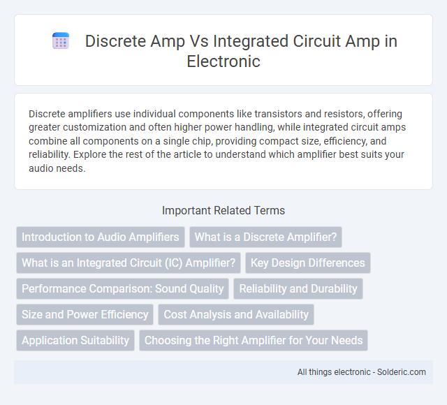 Discrete Amp vs Integrated Circuit Amp - What is the difference?
