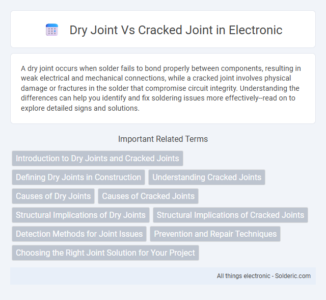 Cracked Joint vs Dry Joint - What is the difference?