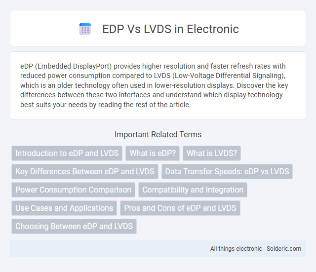 eDP vs LVDS - What is the difference?