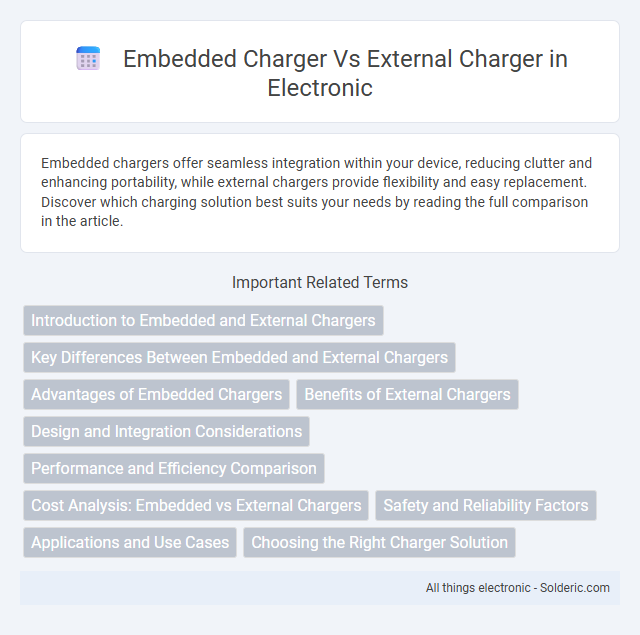 Embedded Charger vs External Charger - What is the difference?