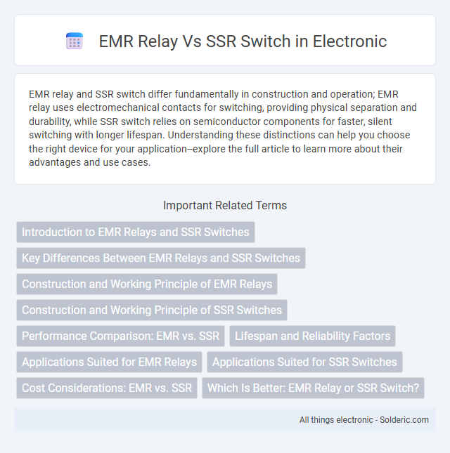 EMR Relay vs SSR Switch - What is the difference?