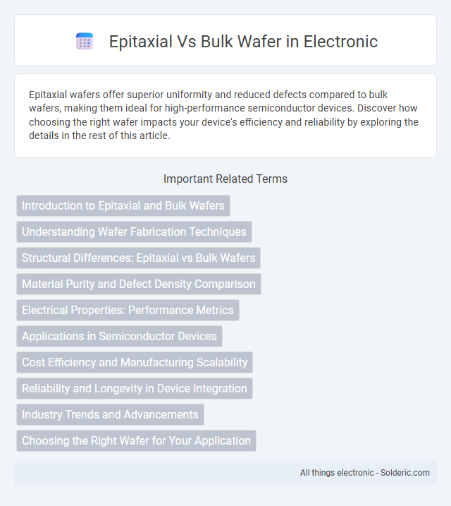 Bulk wafer vs Epitaxial - What is the difference?