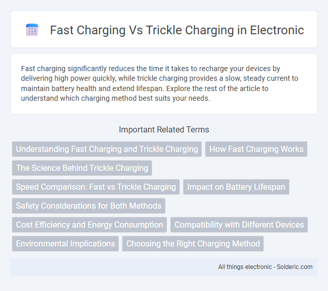 Title: Fast Charging vs. Trickle Charging - What is the difference?