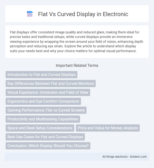 Curved vs Flat Display - What is the difference?