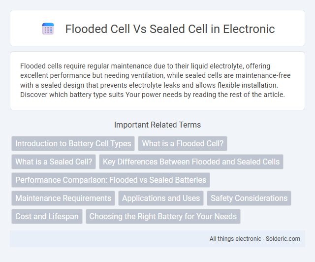 Sealed Cell vs Flooded Cell - What is the difference?