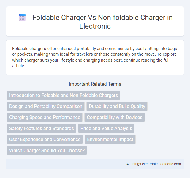 Non-foldable charger vs Foldable charger - What is the difference?