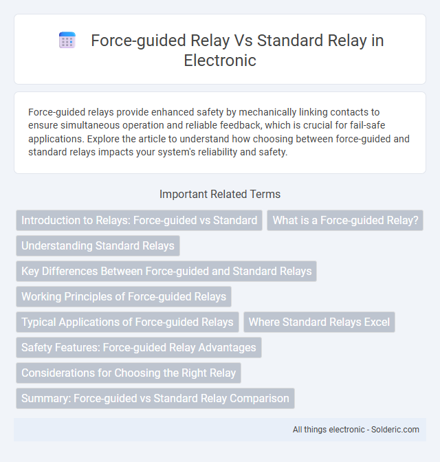 Force-guided Relay vs Standard Relay - What is the difference?