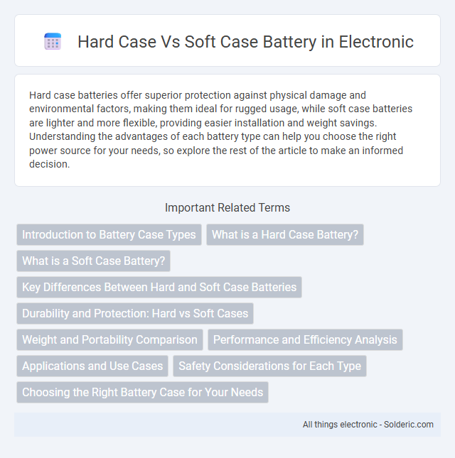 Soft Case Battery vs Hard Case Battery - What is the difference?