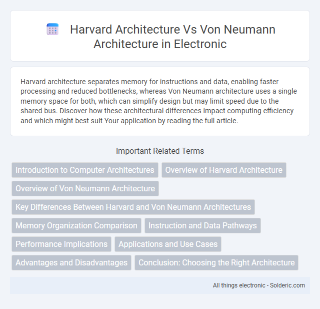 Harvard Architecture vs Von Neumann Architecture - What is the difference?