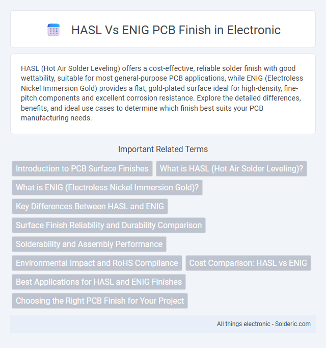 ENIG vs HASL PCB finish - What is the difference?