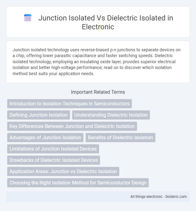 Dielectric isolated vs Junction isolated - What is the difference?
