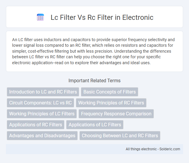 RC Filter vs LC Filter - What is the difference?