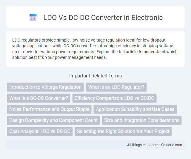 DC-DC Converter vs LDO - What is the difference?