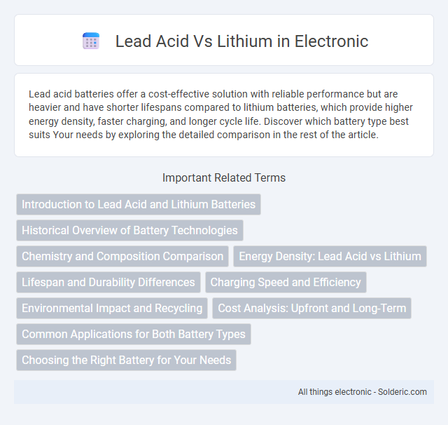 Lead Acid vs Lithium - What is the difference?