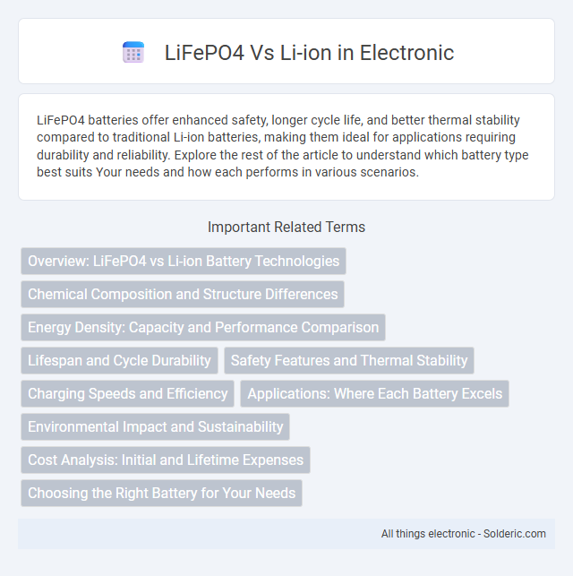 LiFePO4 vs Li-ion - What is the difference?