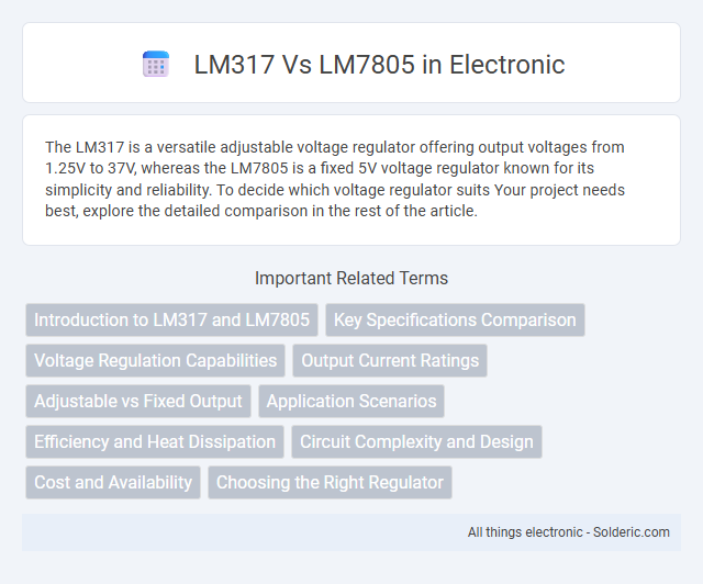 LM317 vs LM7805 - What is the difference?