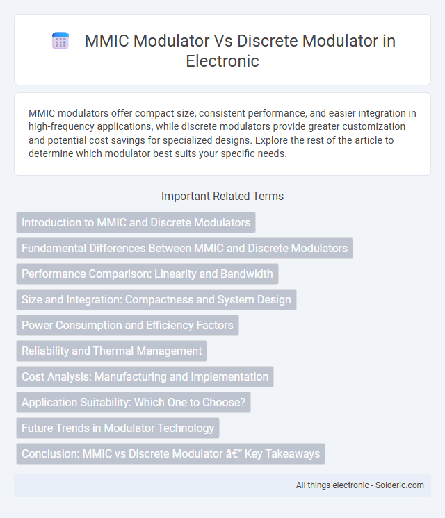 Discrete modulator vs MMIC modulator - What is the difference?
