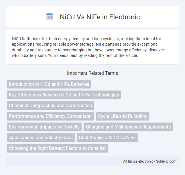 NiCd vs NiFe - What is the difference?