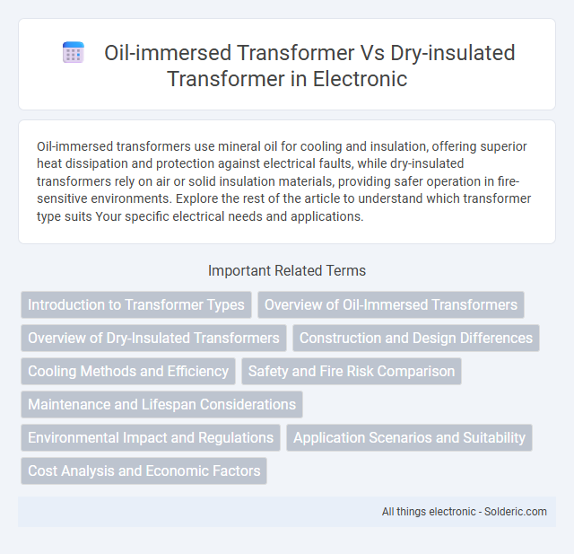 Dry-insulated Transformer vs. Oil-immersed Transformer - What is the difference?