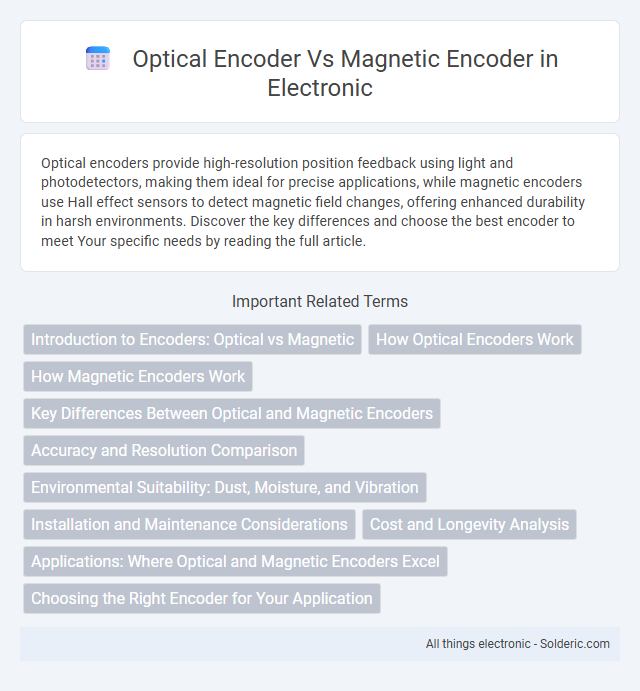 Magnetic Encoder vs Optical Encoder - What is the difference?