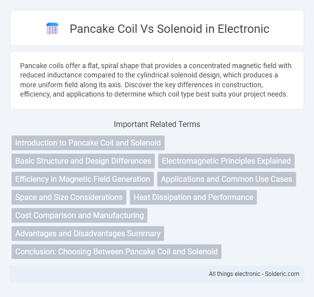 Pancake Coil vs Solenoid - What is the difference?