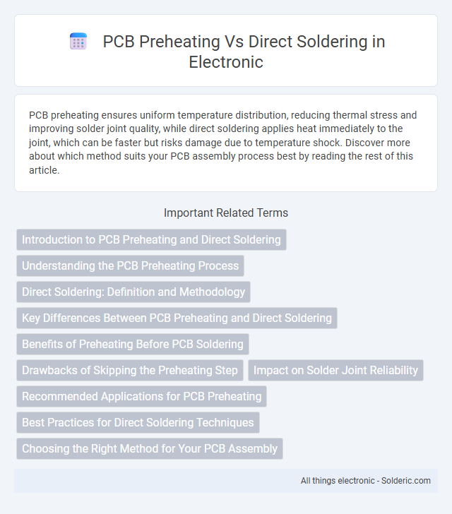 Direct Soldering vs PCB Preheating - What is the difference?