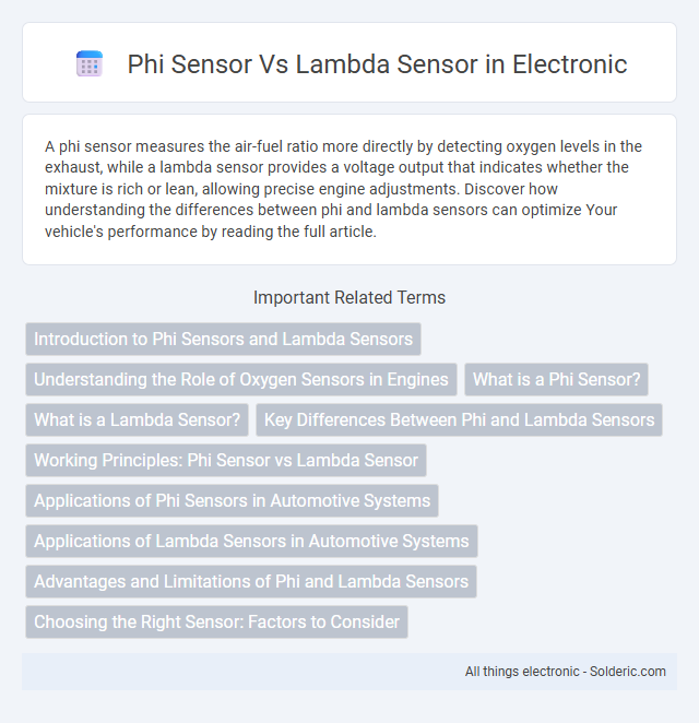 Lambda Sensor vs Phi Sensor - What is the difference?
