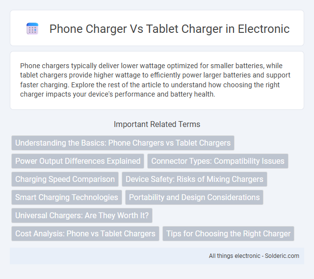 Phone charger vs Tablet charger - What is the difference?