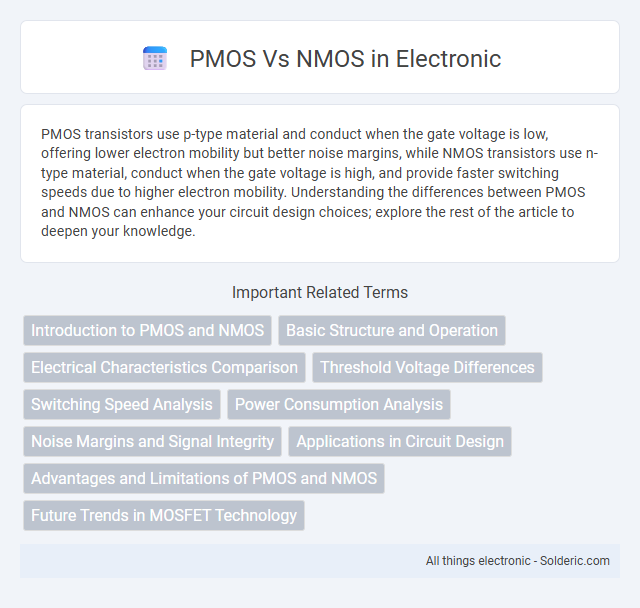 NMOS vs PMOS - What is the difference?