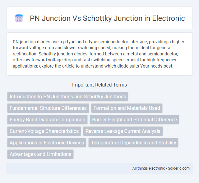 PN Junction vs Schottky Junction - What is the difference?