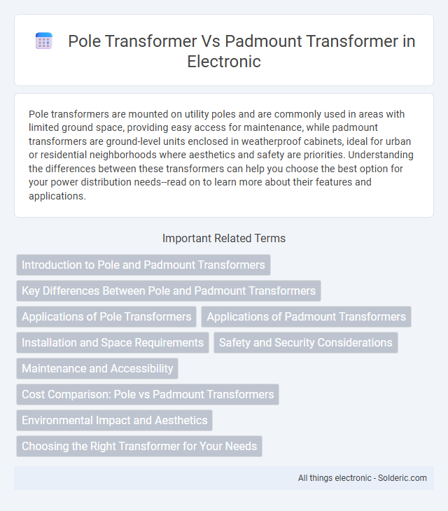 Padmount Transformer vs Pole Transformer - What is the difference?