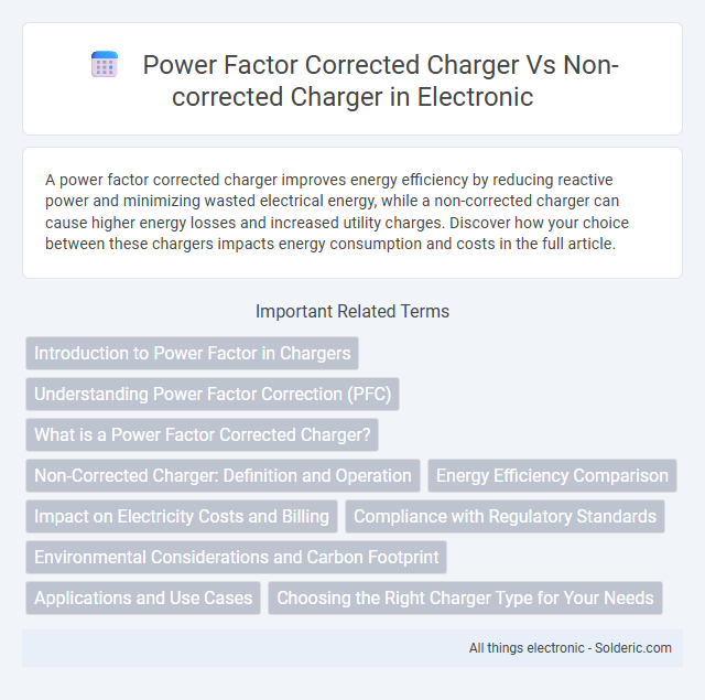 Non-corrected charger vs Power factor corrected charger - What is the difference?