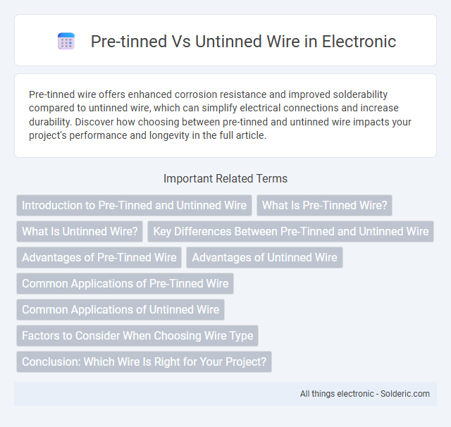 Pre-tinned vs Untinned Wire - What is the difference?