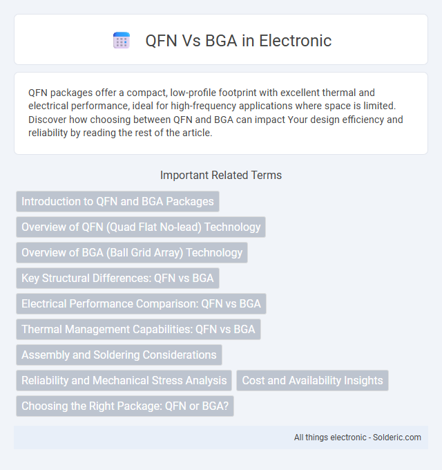 BGA vs QFN - What is the difference?