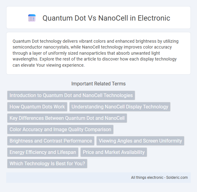 NanoCell vs Quantum Dot - What is the difference?