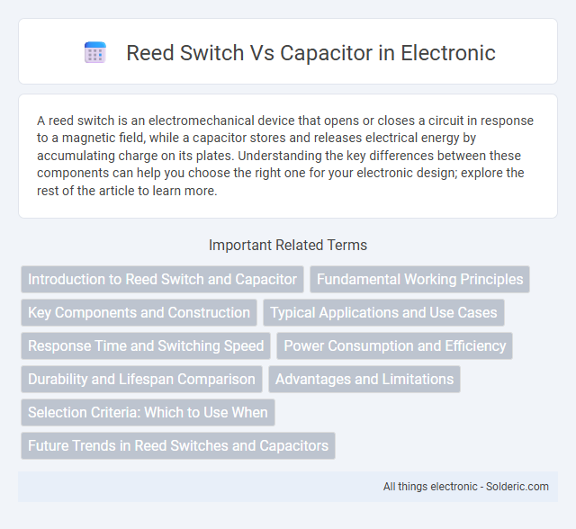 Capacitor vs Reed Switch - What is the difference?